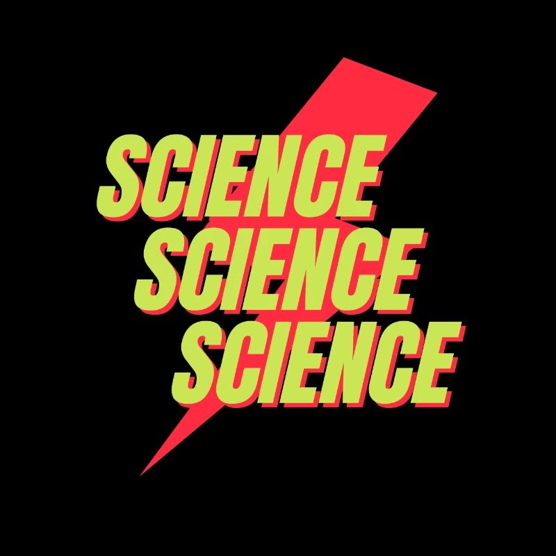Neon Science Bolt Design