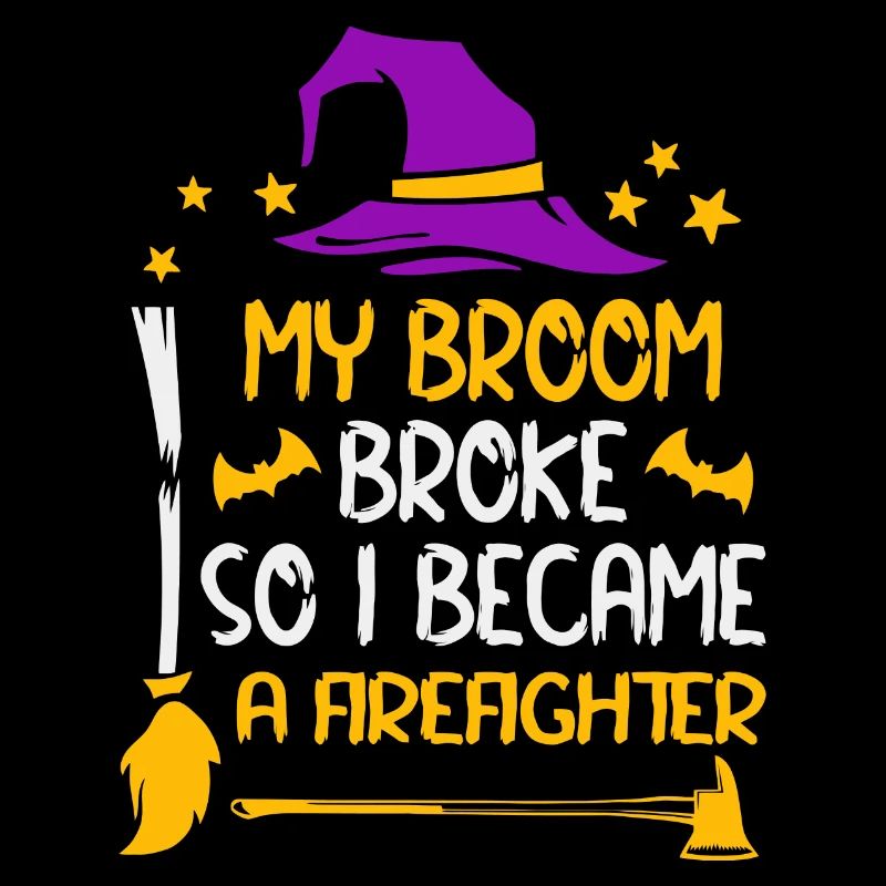 Broom Broken Firefighter Heroine