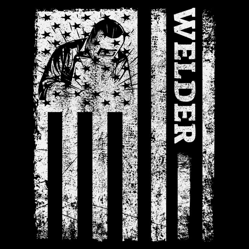American Flag Welding Welder Construction