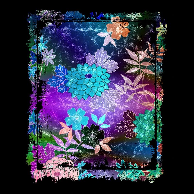 Japanese Floral Pattern Chrysanthemum Cherry