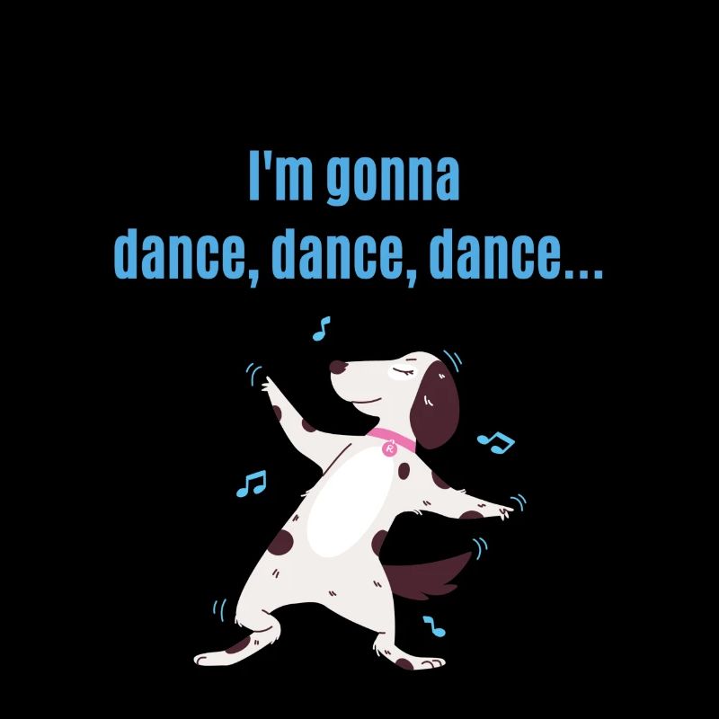Fasching - Dance dance dance... Tanzender Hund