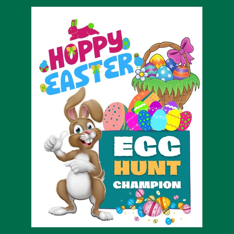 Happy Easter Easter Bunny Egg Hunt Champion Easter