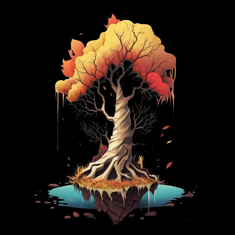 Solitärer Baum