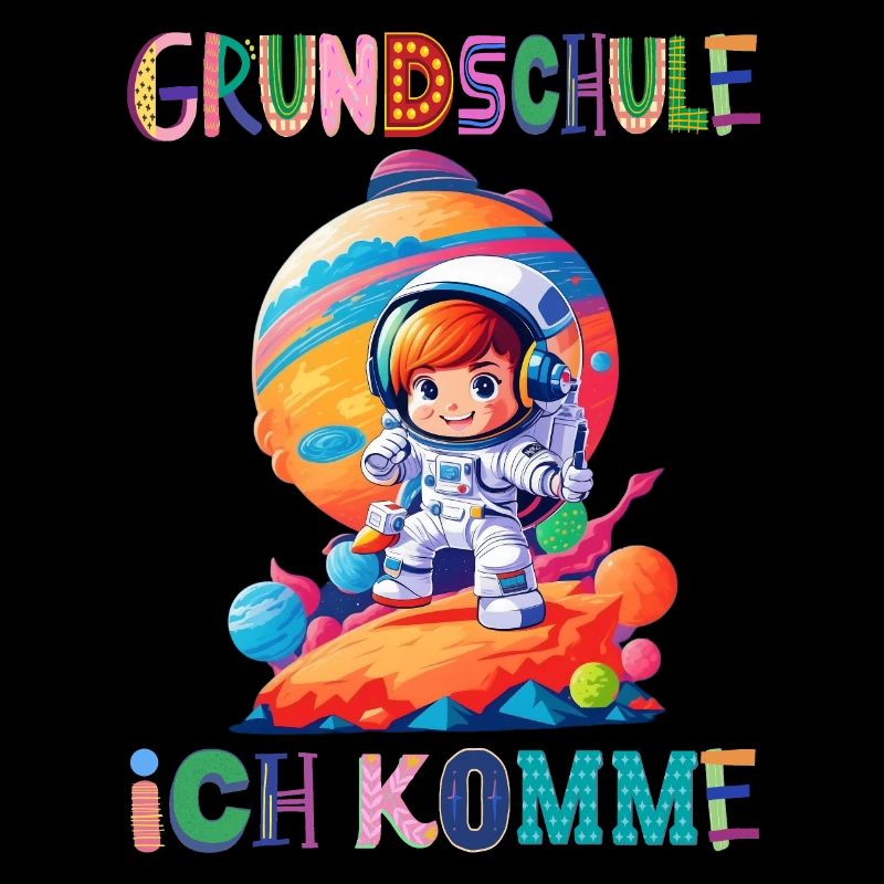 Grundschule - Ich komme / Astronaut Mädchen