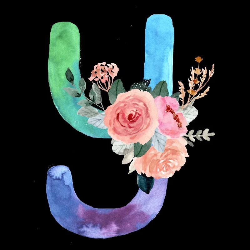 Buchstabe y Aquarell