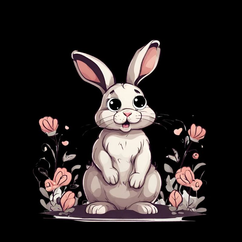 happy easter rabbit