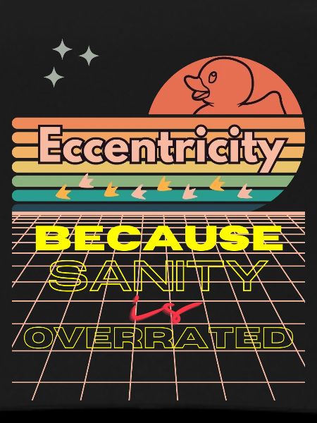 Eccentricity Neon Retro Print