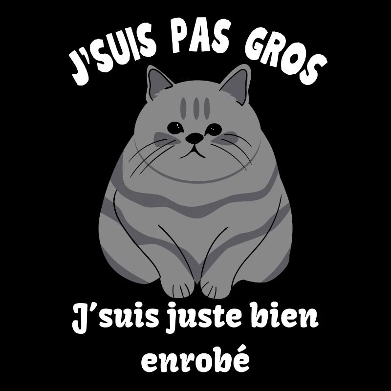 chat gros blanc