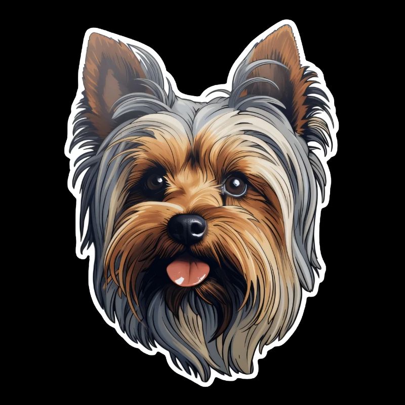 Yorkshire Terrier Head