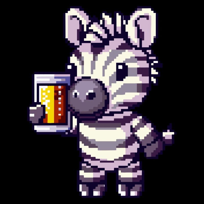 Zebra Beer Pixel