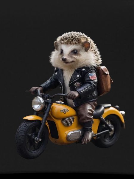 Biker hedgehog