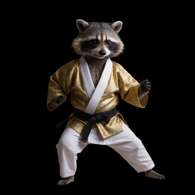 Sport-Waschbär