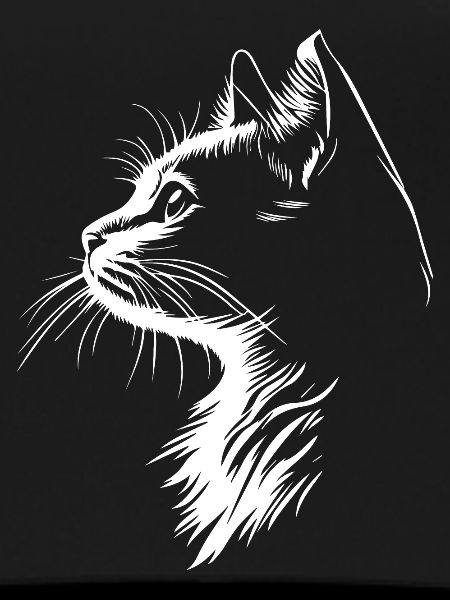 Silhouette de chat