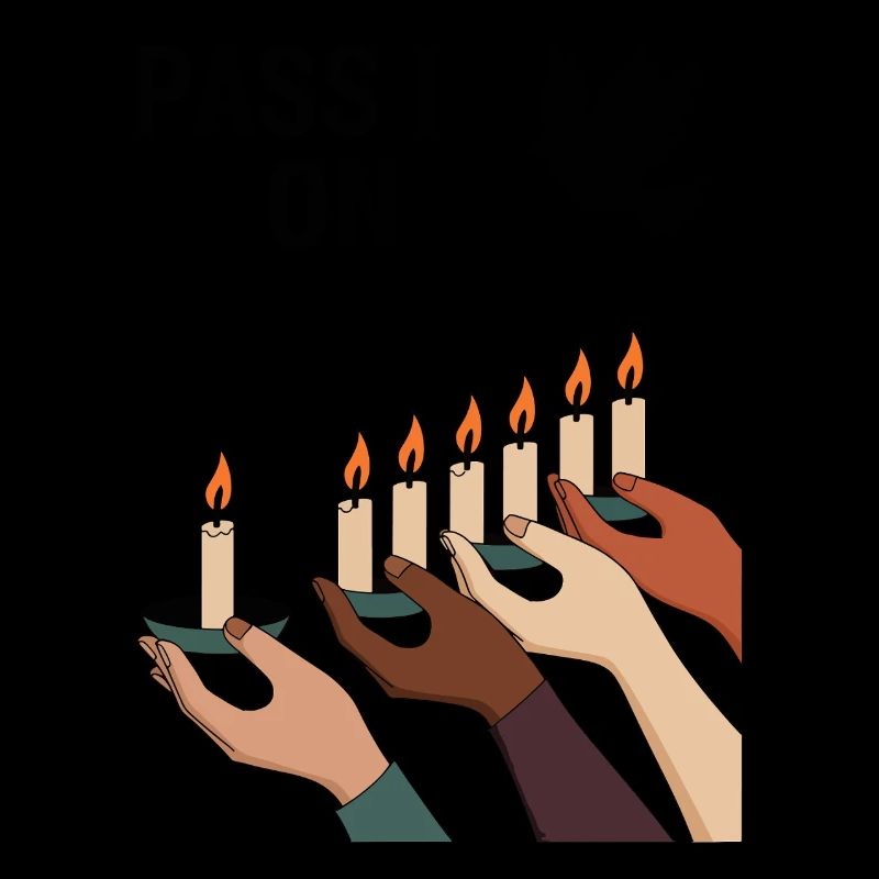 Pass It On - Unity and Hope Candle Art