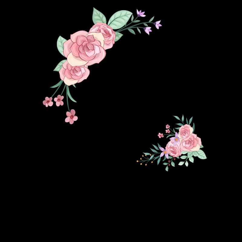 Lettre l fleurs