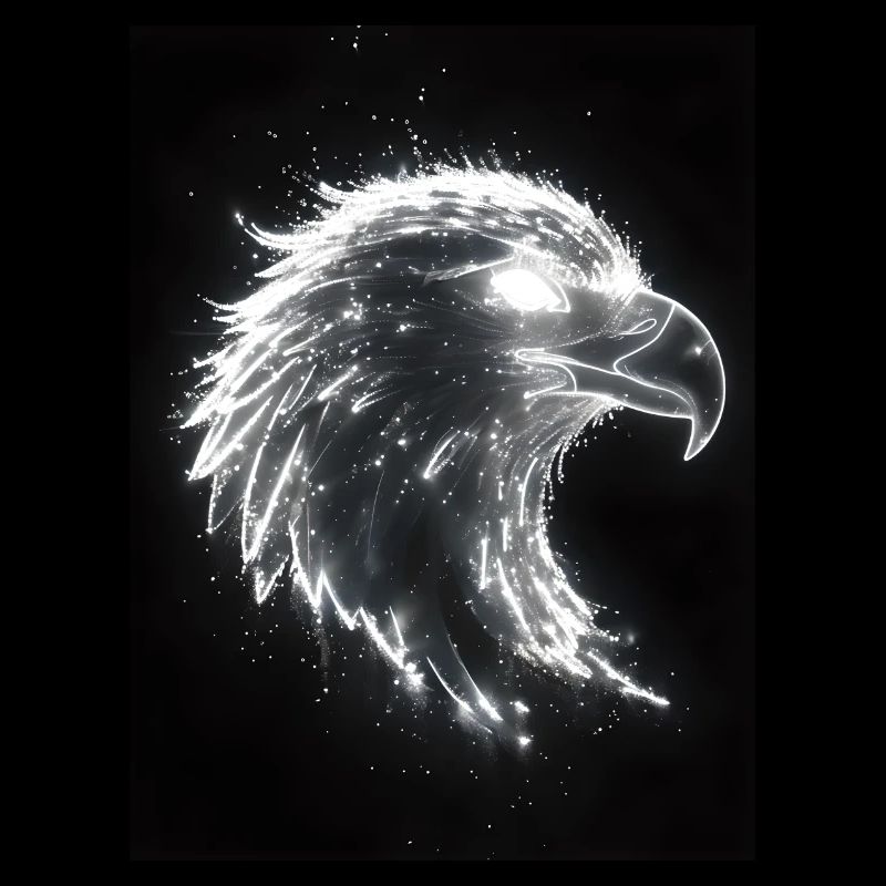 Adler Silhouette Licht Geschenk