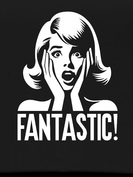 Retro Pop Art Surprise Fantastic