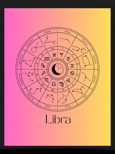 Libra Zodiac Circle Balance