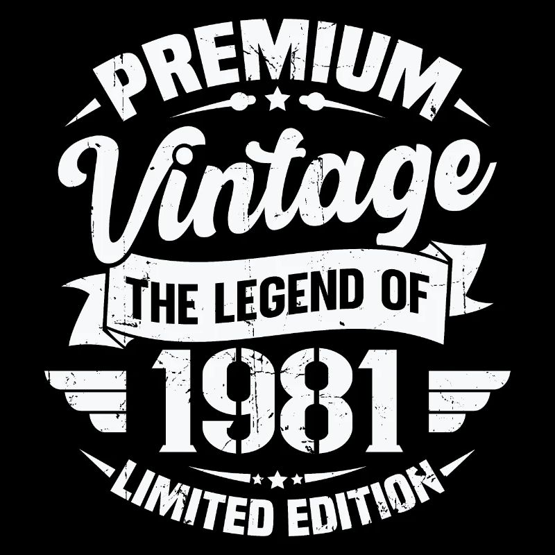 Vintage 1981 Édition Limitée