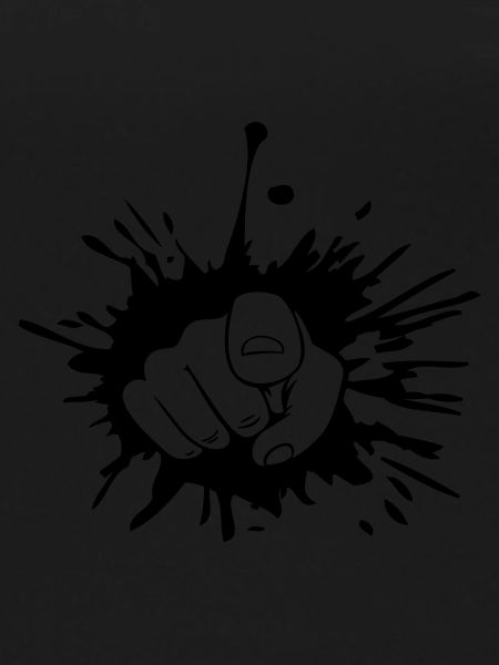 Drop blob of hand