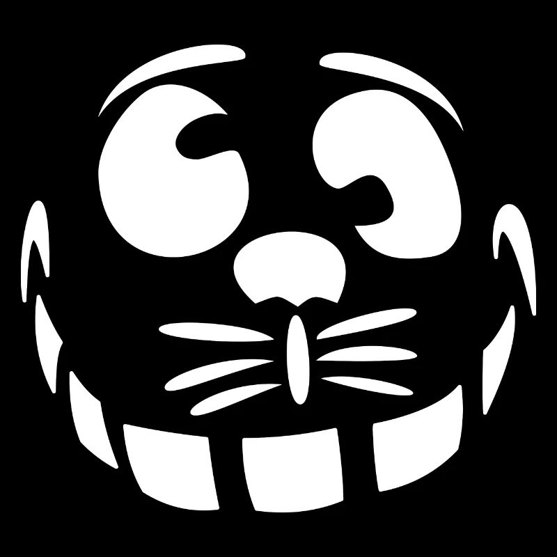 crazy cat grinning wittily