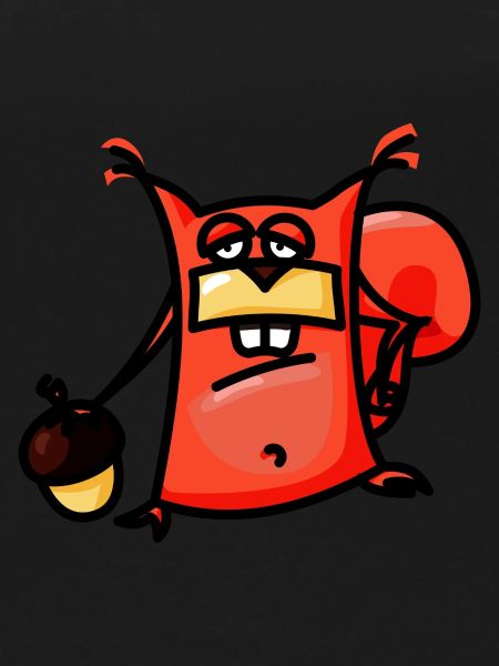 crazy Comic Squirrel
