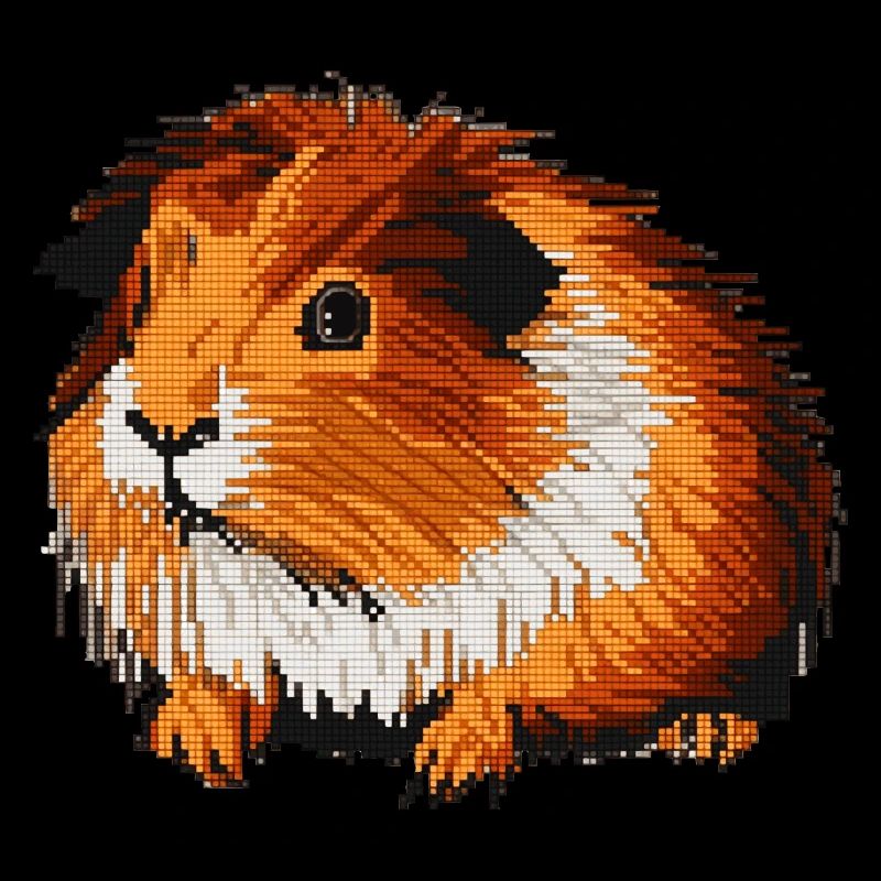 Guinea pigs in beautiful 8 bit graphics