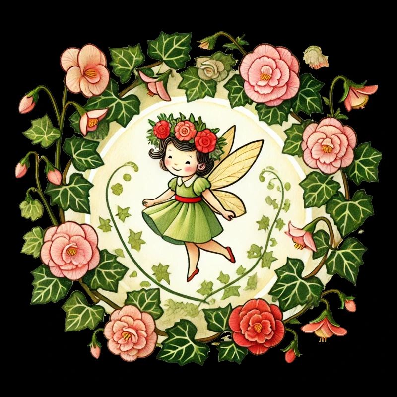 Fée du jardin de fleurs