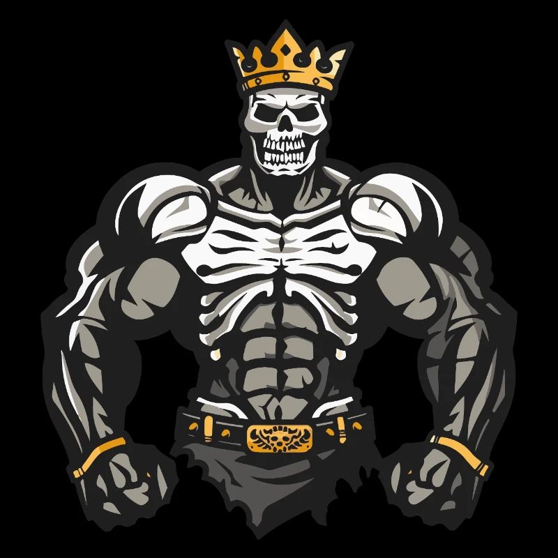 Squelette Muscles Musculation Roi