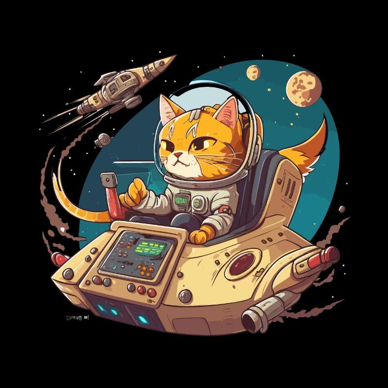 Capitaine de chat de l’espace
