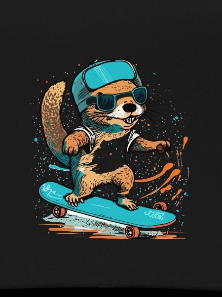 Loutre-Skateboard