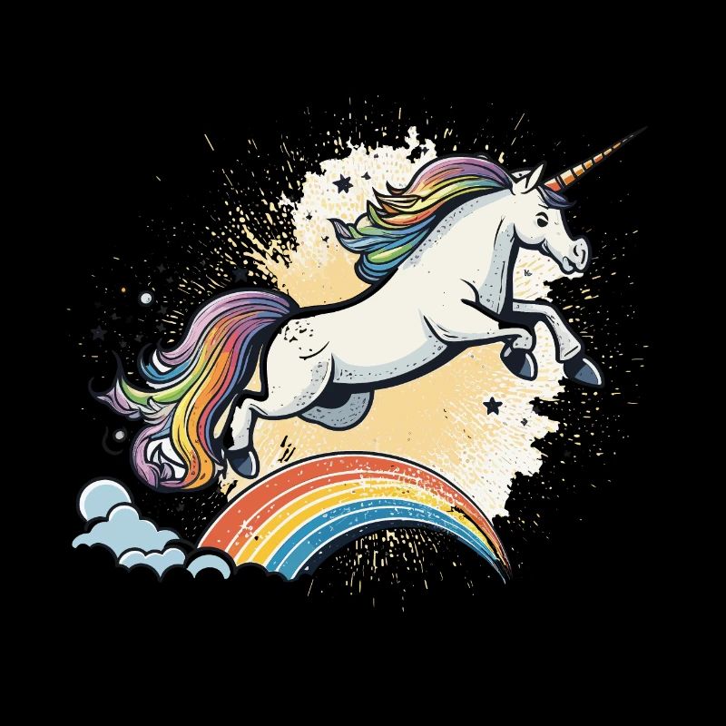 Regenbogen-Reiter