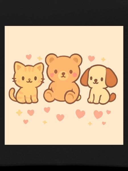 Cute cartoon drawing.