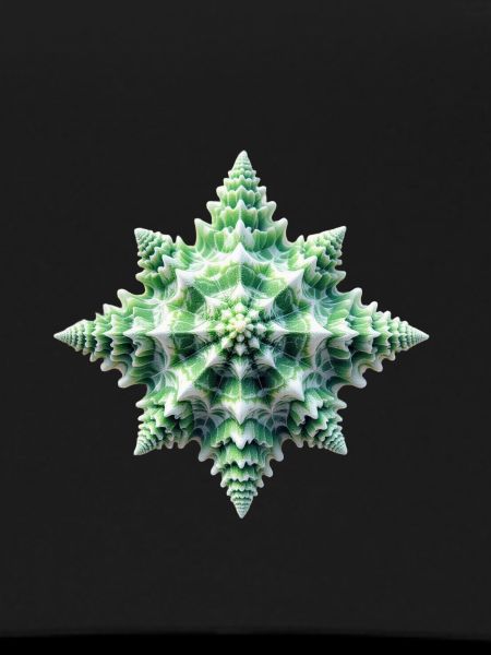 Coque étoile verte