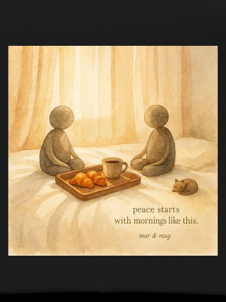 Morning Peace Breakfast Tray