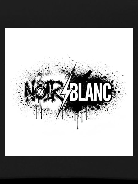 North White Graffiti Flash