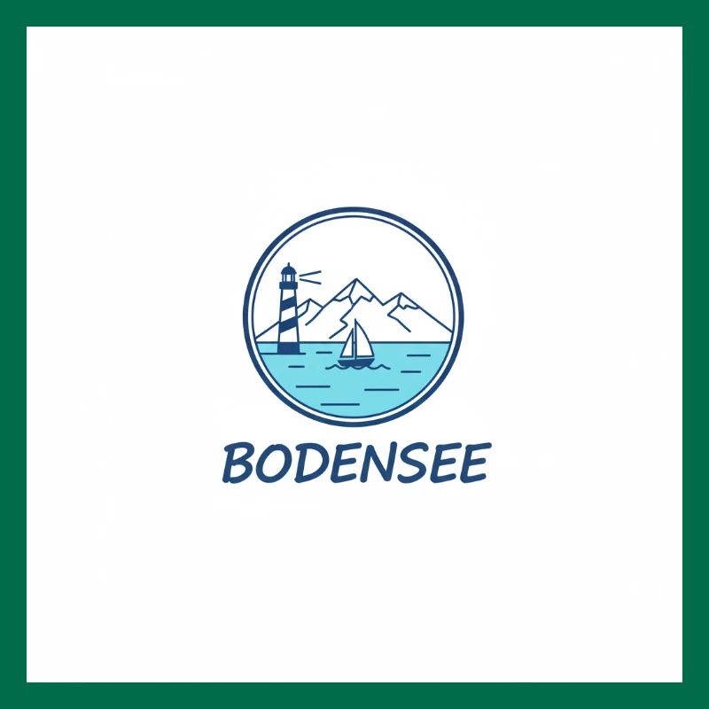 Bodensee Leuchtturm Segelboot