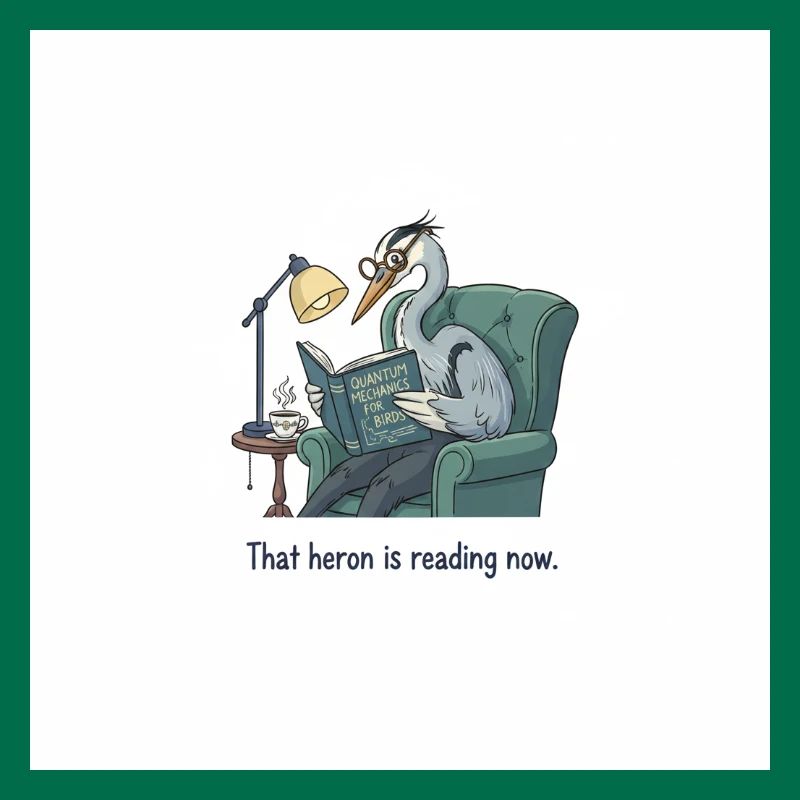 Quantenvogel-Lesen im Sessel