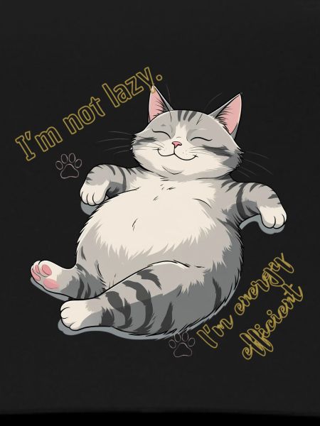 Conserving Energy Cat: Cozy Lounge