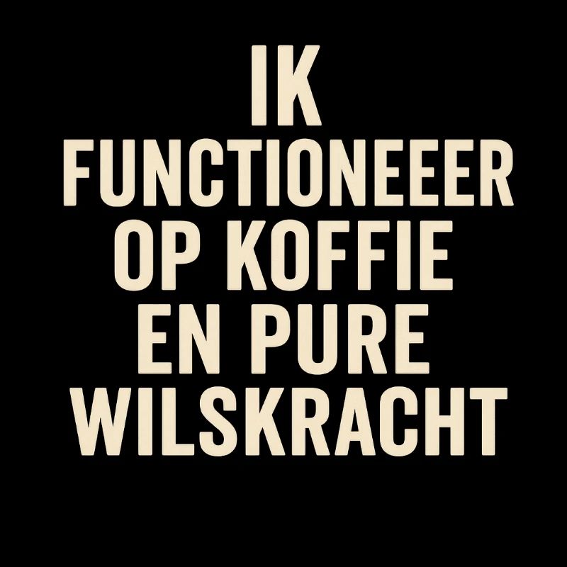 Citation de café et Willekracht