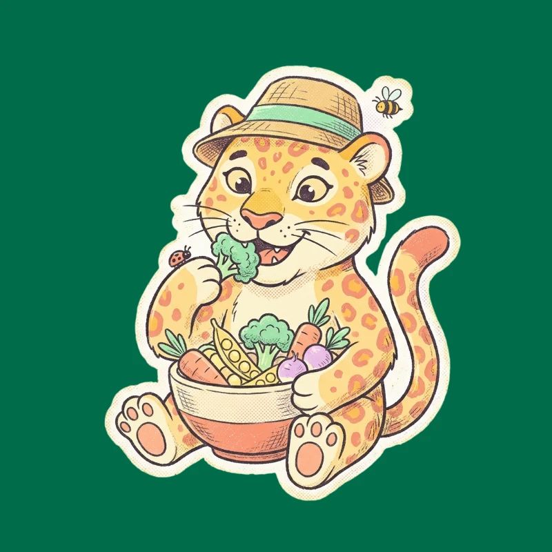 Leopard Kit with Vegetable Basket