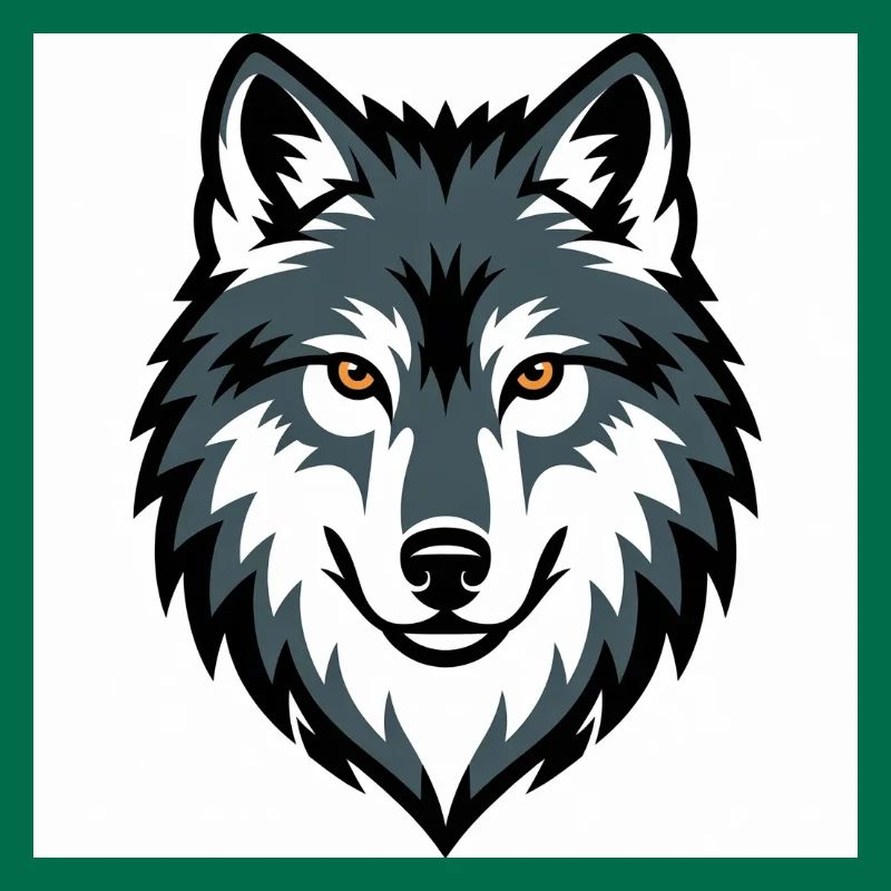 Wolf Graphic Emblem
