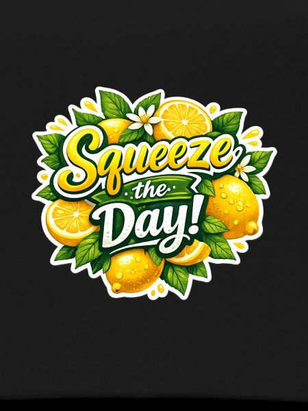 Squeeze the Day Lemon Design