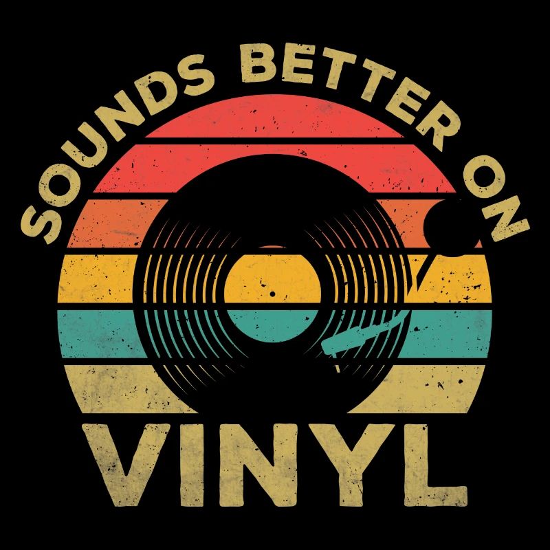 Sounds better on vinyl retro music lovers