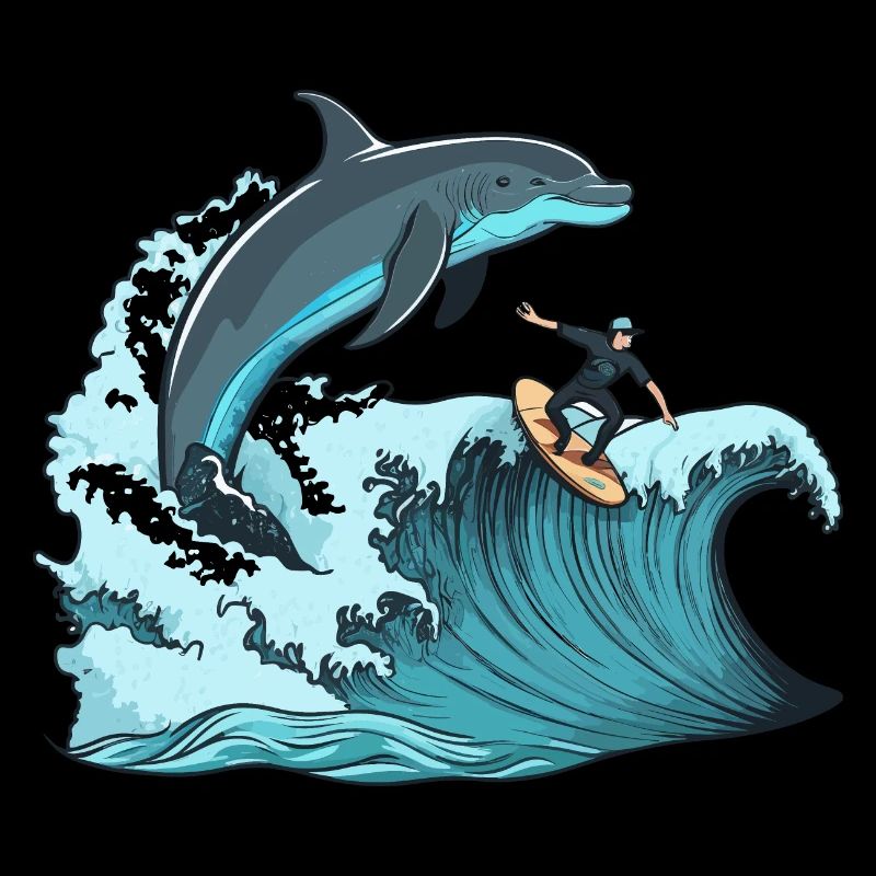 Surfer avec un ami