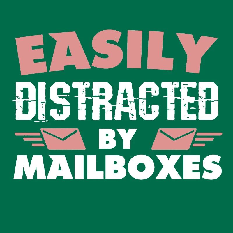 Postman Easily Distracted By Mailboxes