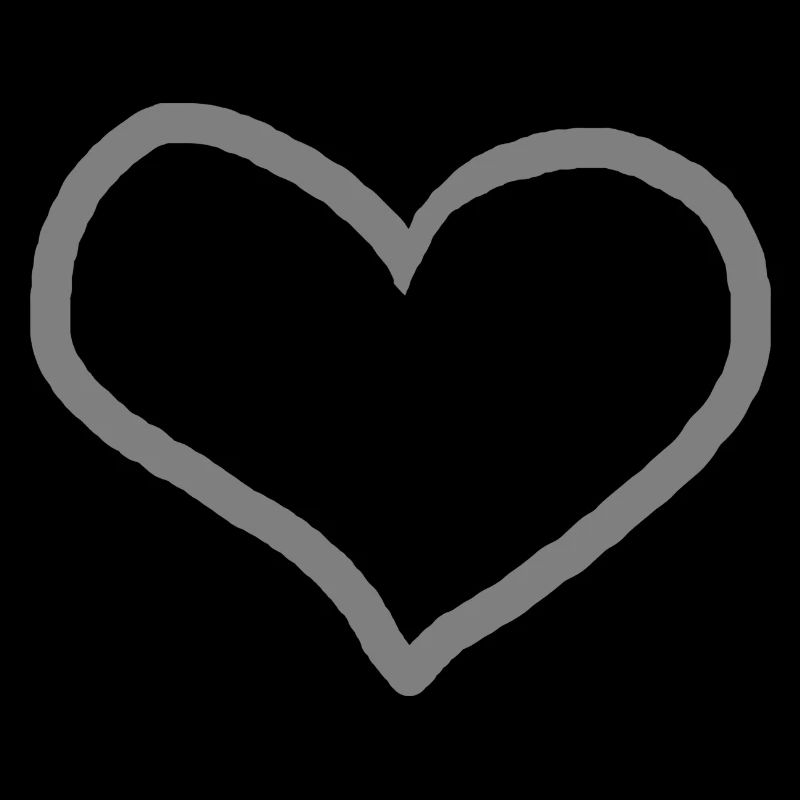 Herz Grau Geschenkidee