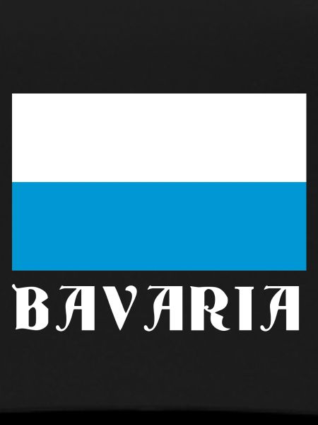 Bavaria Flag with Gothic Text