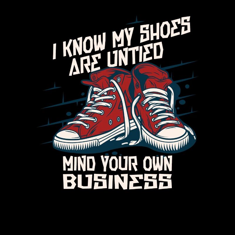 Je sais que mes chaussures sont ouvertes, mais