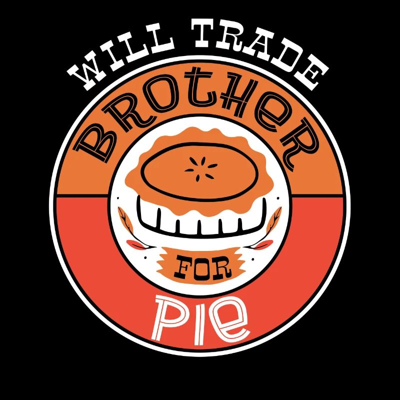Funny Pumpkin Pie Brother Cake Lovers